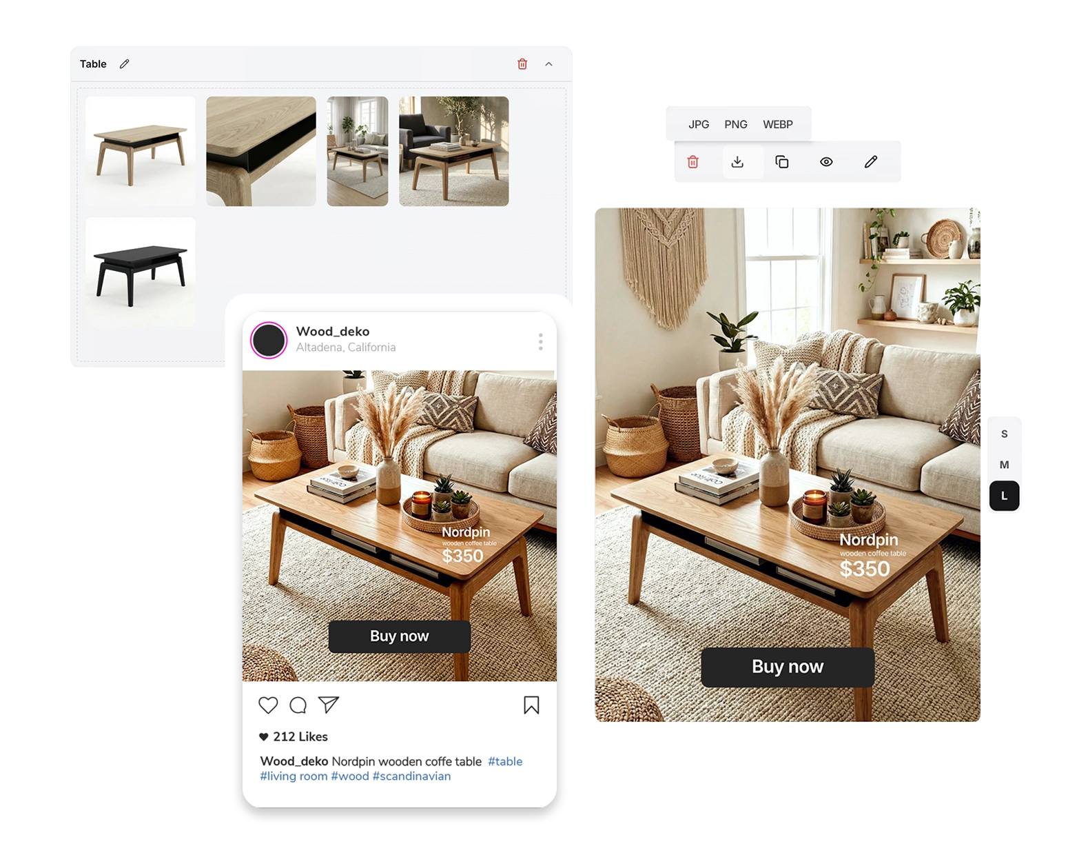Organize & Export preview